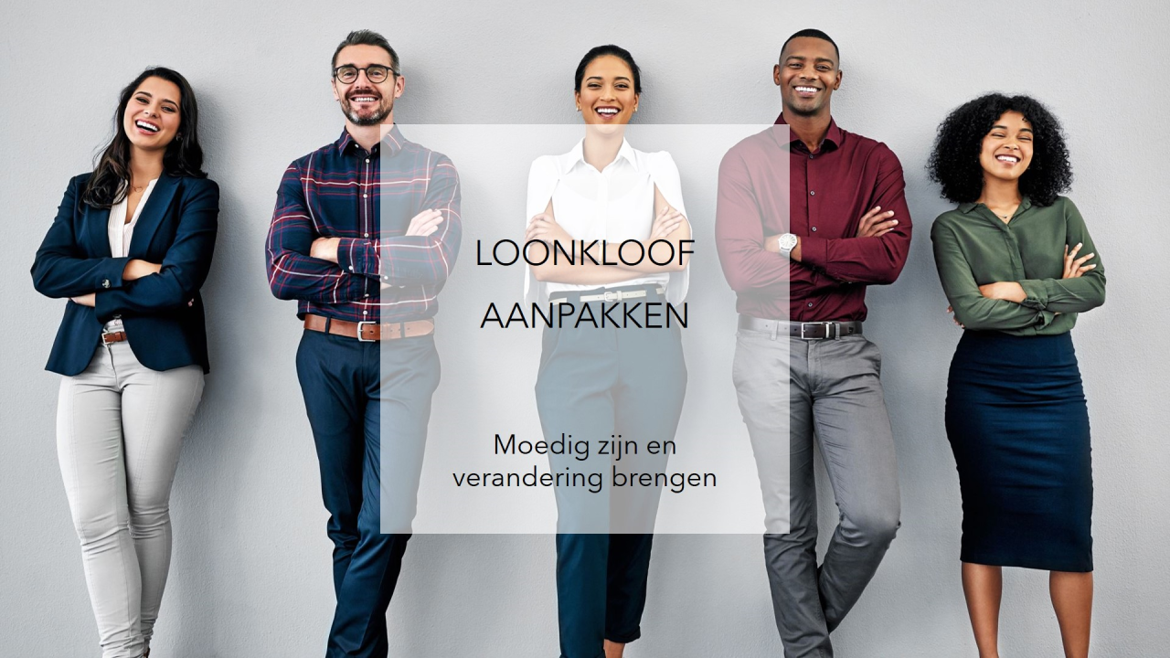 Loonkloof aanpakken