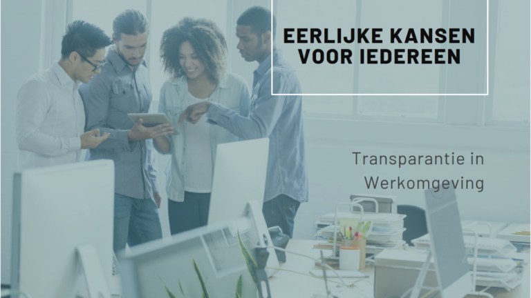Loontransparantie als middel tegen discriminatie op de werkvloer